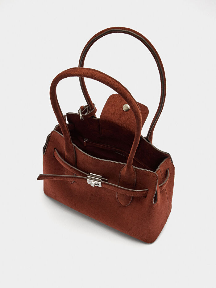 Kemerli Tote Çanta