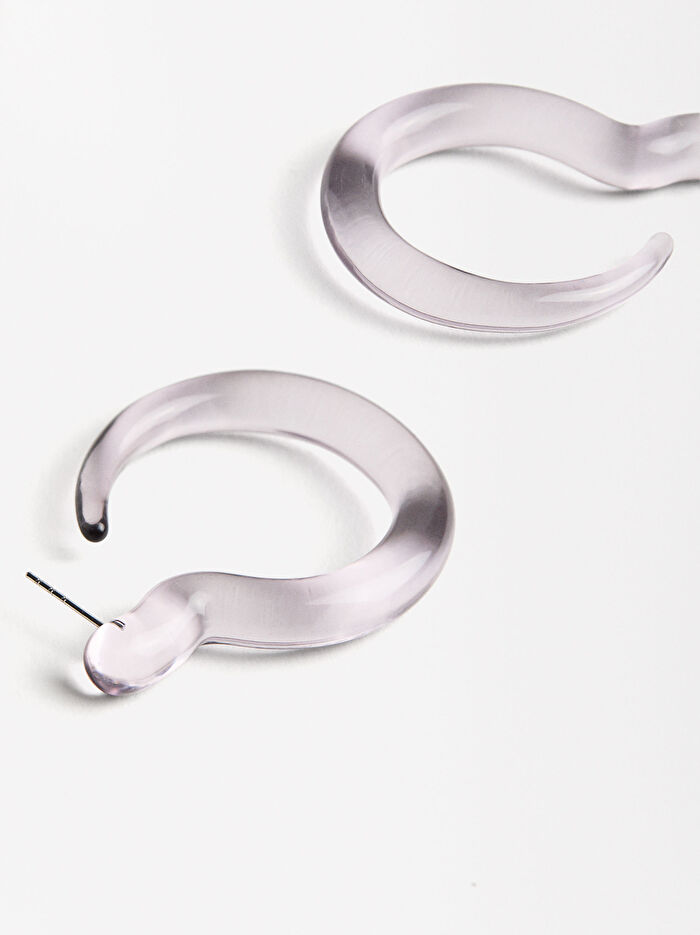 Açık Resin Küpe
