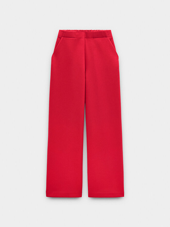 Cepli Elastik Bel Pantolon