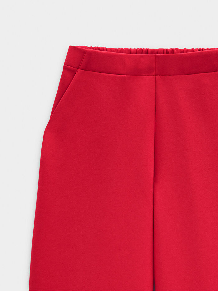 Cepli Elastik Bel Pantolon