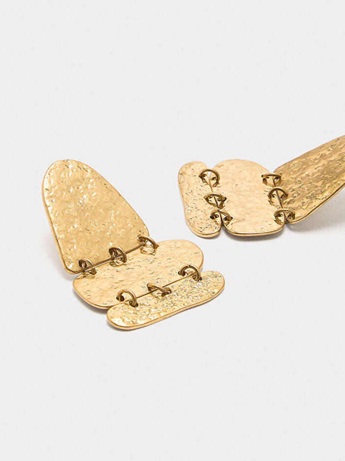 Uzun Geometrik Küpe