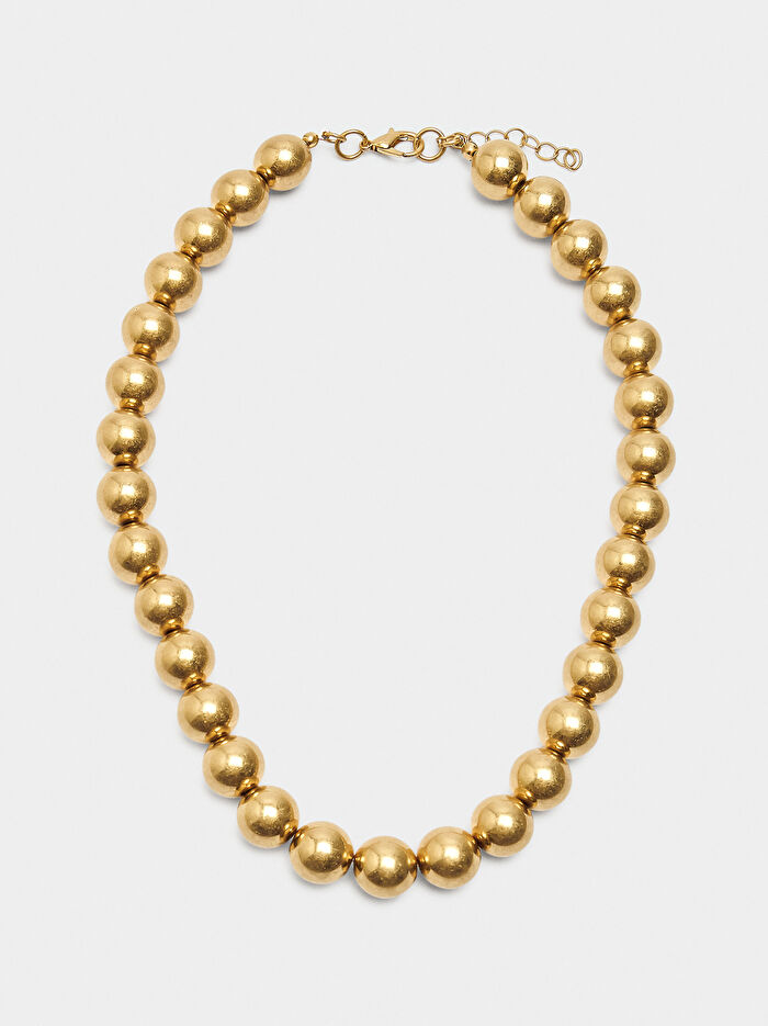 Boncuklu Kısa Kolye