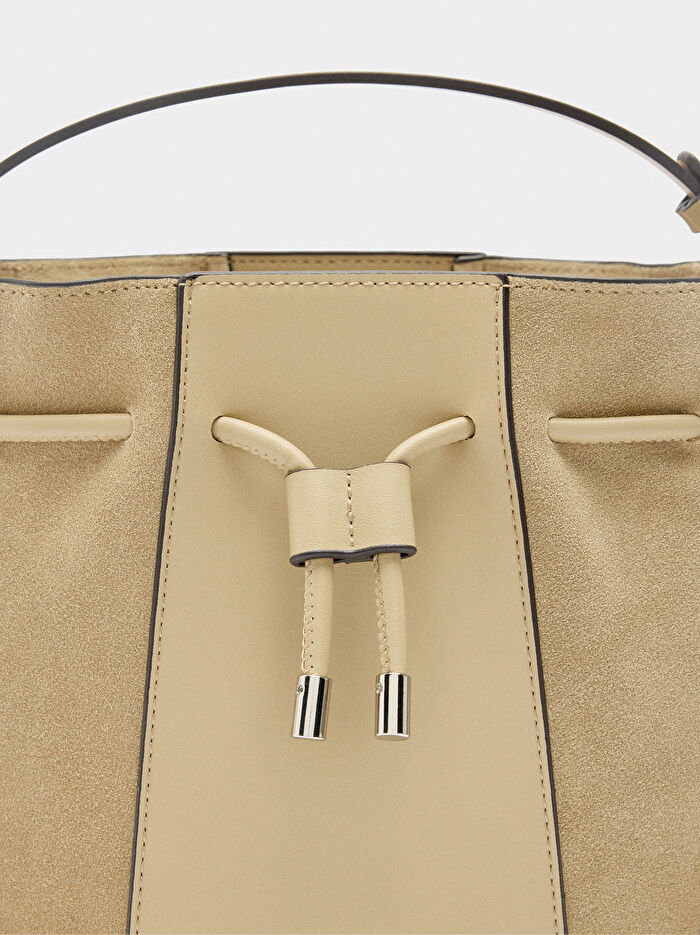 Deri Bucket Çanta S