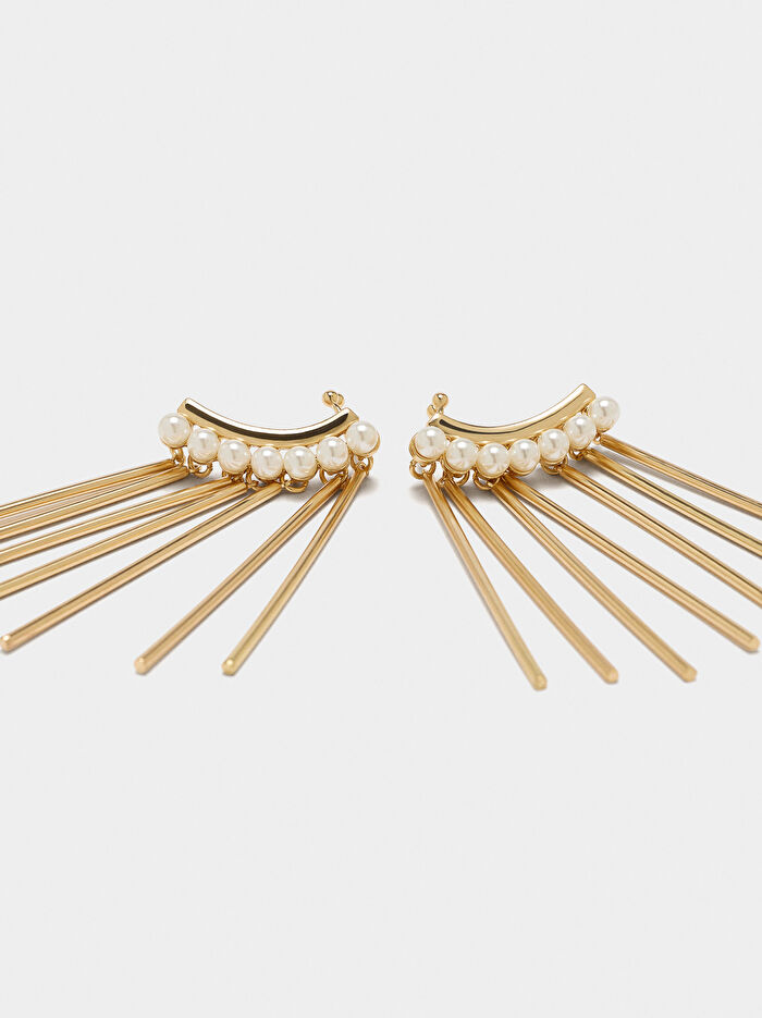 İnci ve Barlı Küpe