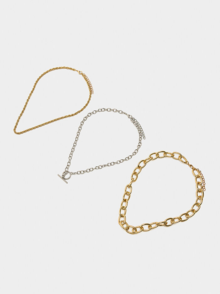 Bağlantılı Kolye Seti