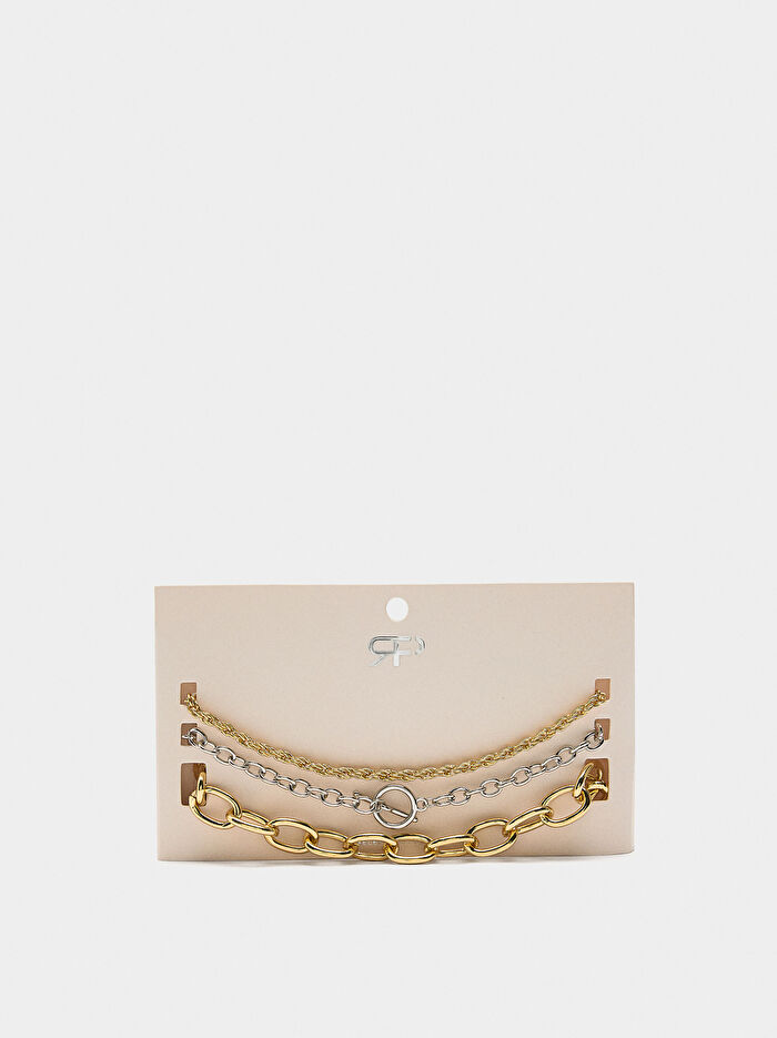 Bağlantılı Kolye Seti