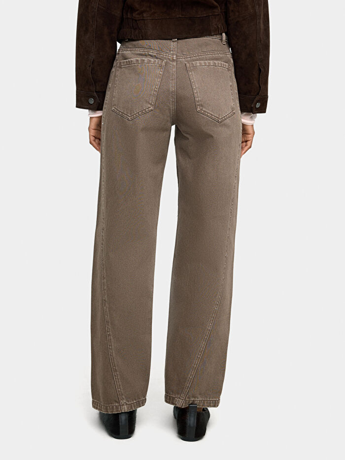 Balon Kesim Bol Denim Pantolon