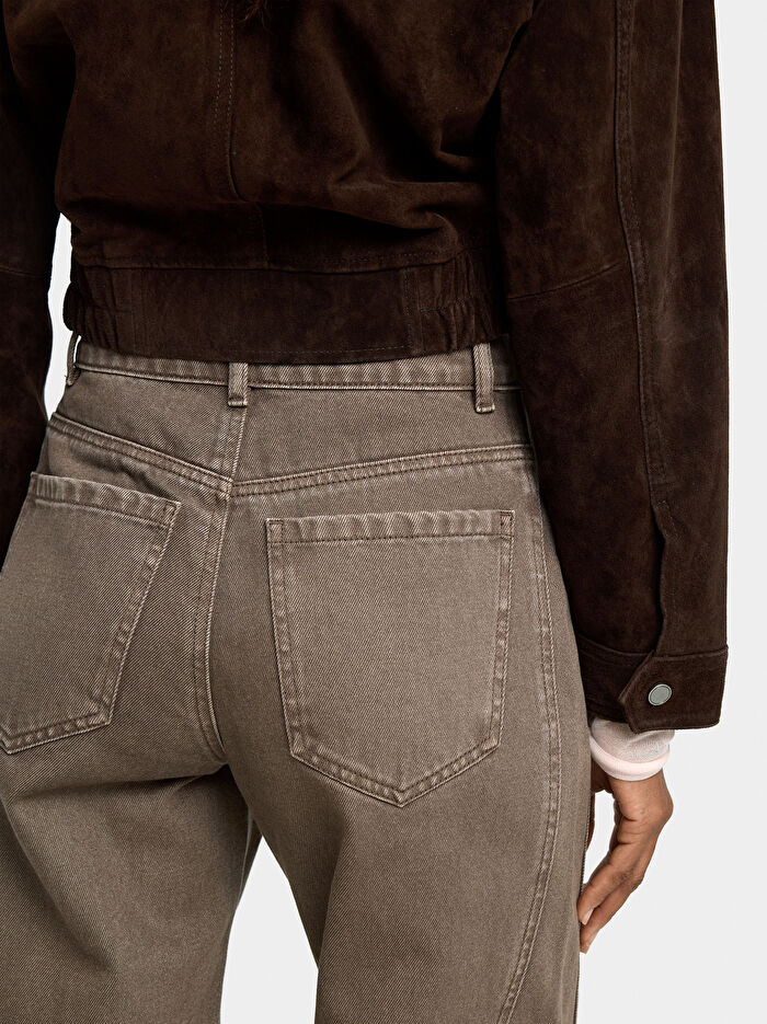 Balon Kesim Bol Denim Pantolon