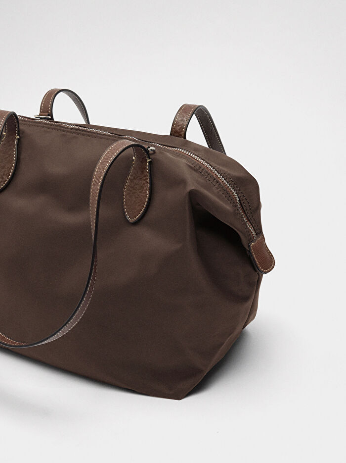 Teknik Kumaş Shopper Çanta L