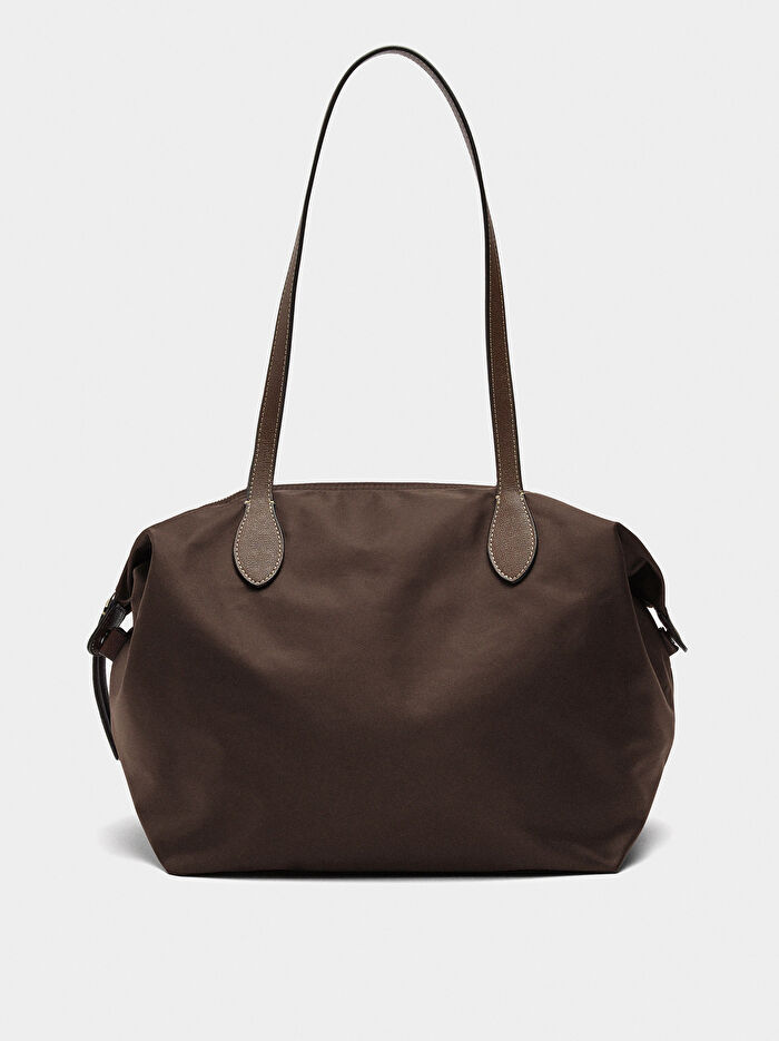 Teknik Kumaş Shopper Çanta L