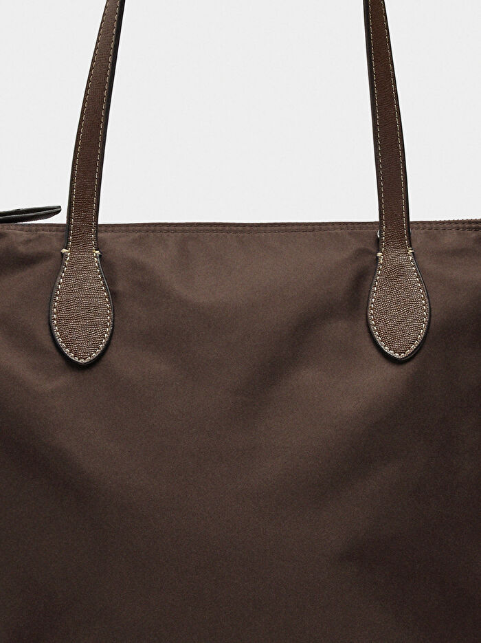 Teknik Kumaş Shopper Çanta L