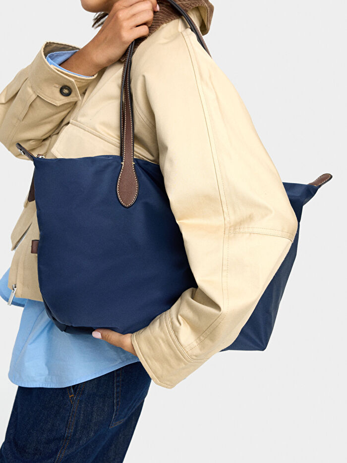 Teknik Kumaş Shopper Çanta L