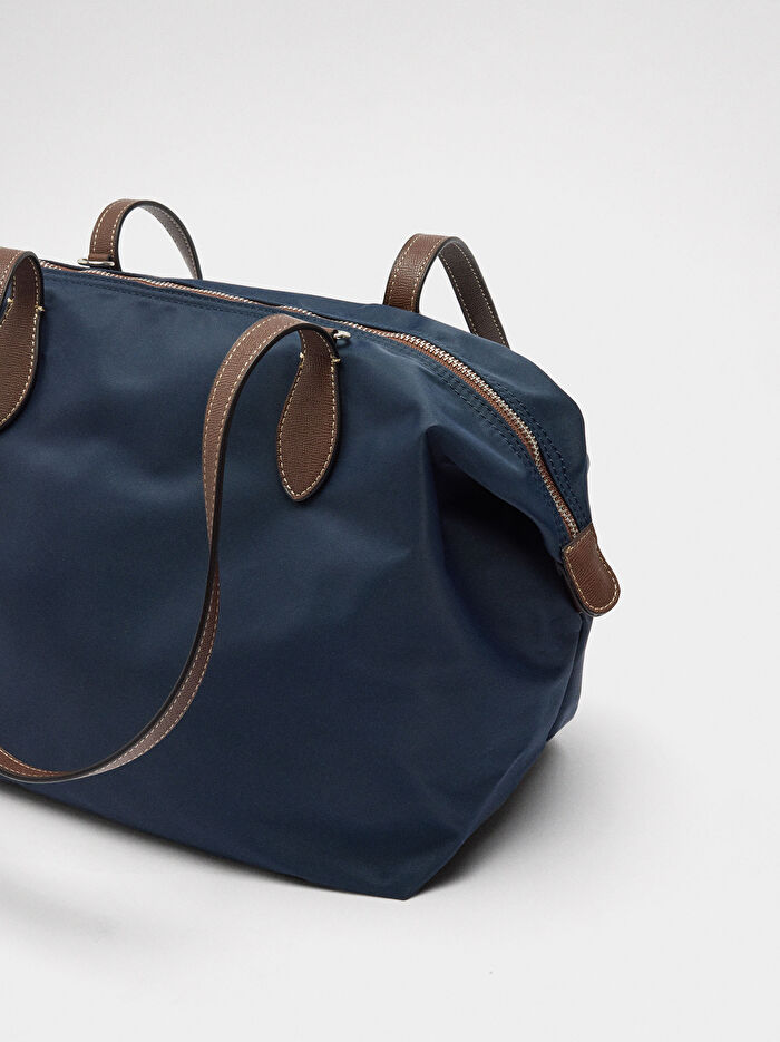 Teknik Kumaş Shopper Çanta L