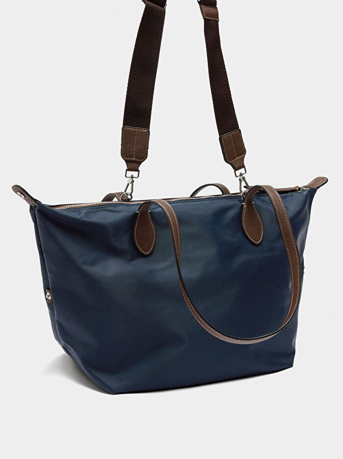 Teknik Kumaş Shopper Çanta L