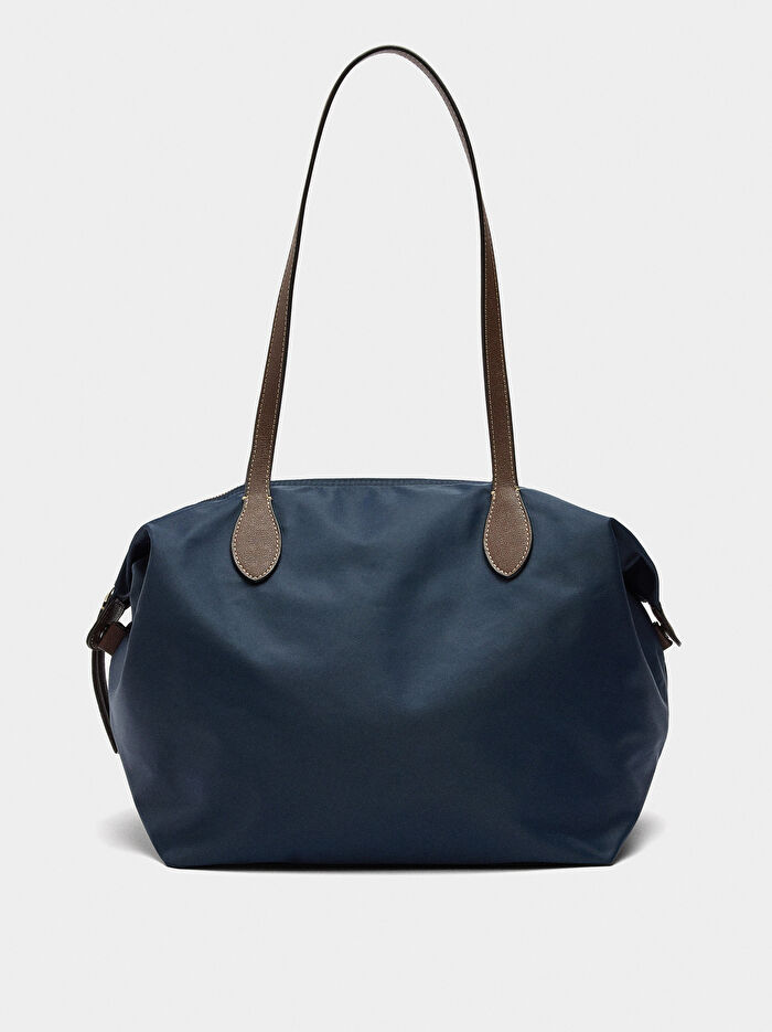 Teknik Kumaş Shopper Çanta L