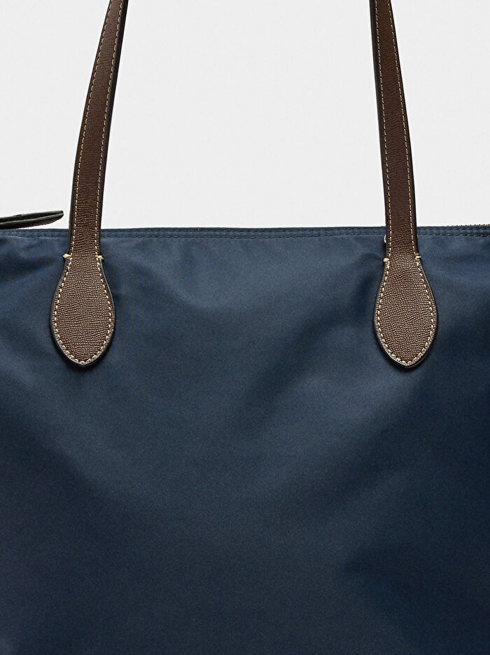 Teknik Kumaş Shopper Çanta L