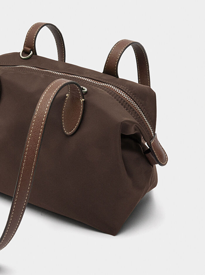 Teknik Kumaş Shopper Çanta S
