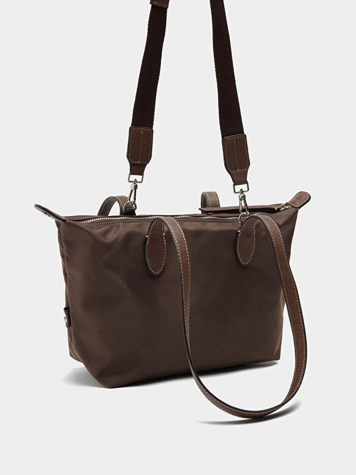 Teknik Kumaş Shopper Çanta S