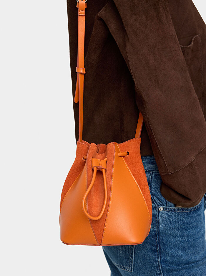 Deri Bucket Çanta S