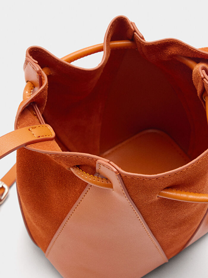 Deri Bucket Çanta S