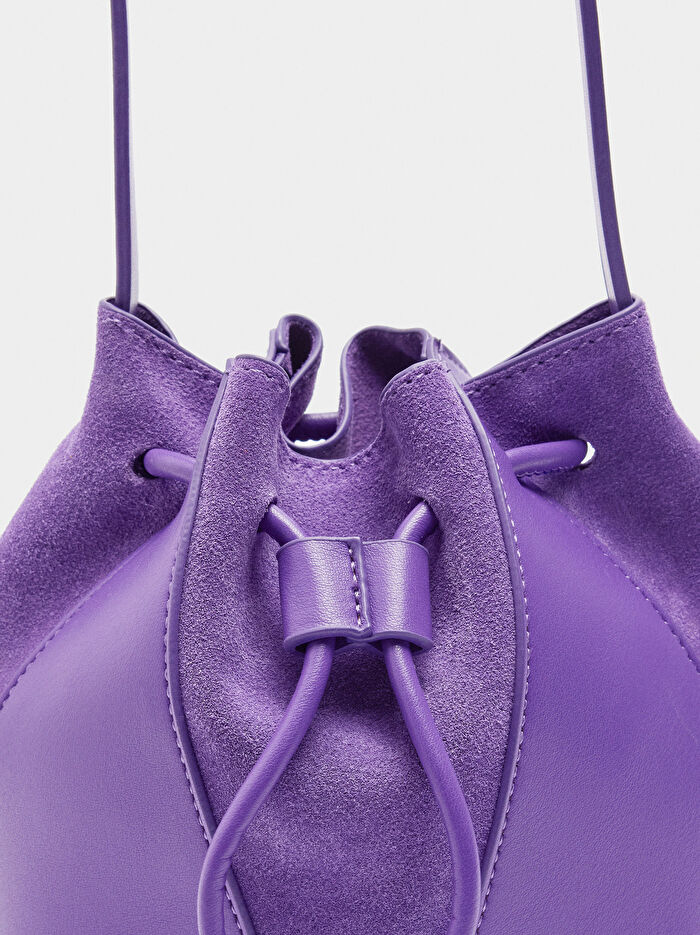 Deri Bucket Çanta S