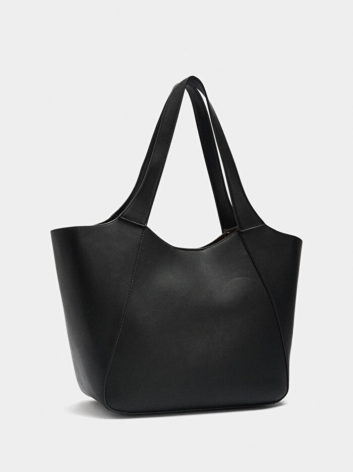İçi Çıkarılabilir Shopper Çanta