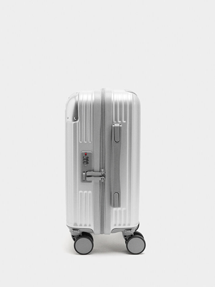 Çıkarılabilir Tekerlekli Dokulu Valiz XS