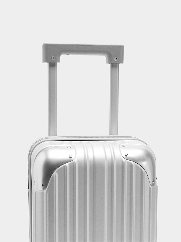 Çıkarılabilir Tekerlekli Dokulu Valiz XS