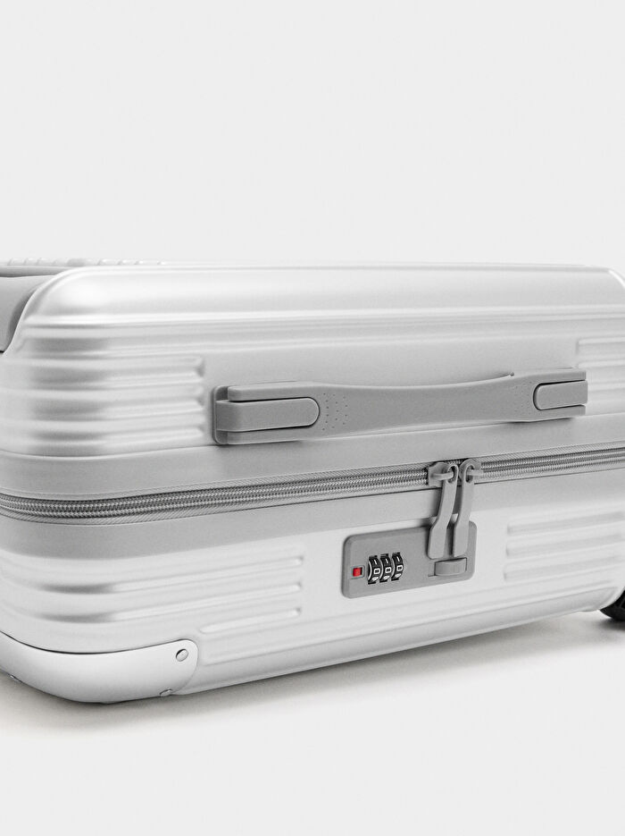 Çıkarılabilir Tekerlekli Dokulu Valiz XS