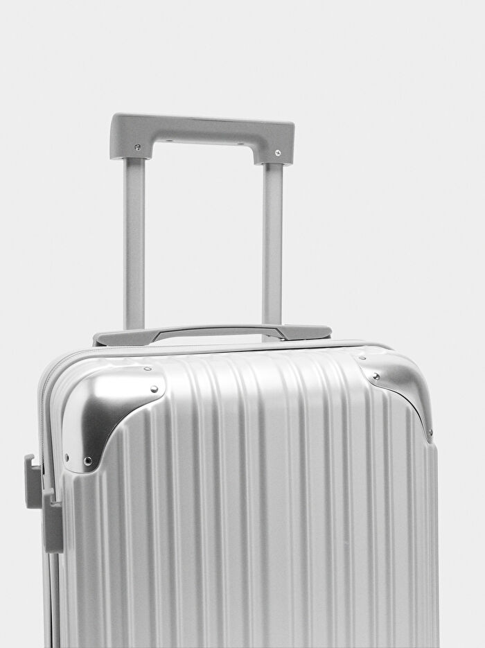 Çıkarılabilir Tekerlekli Dokulu Valiz S