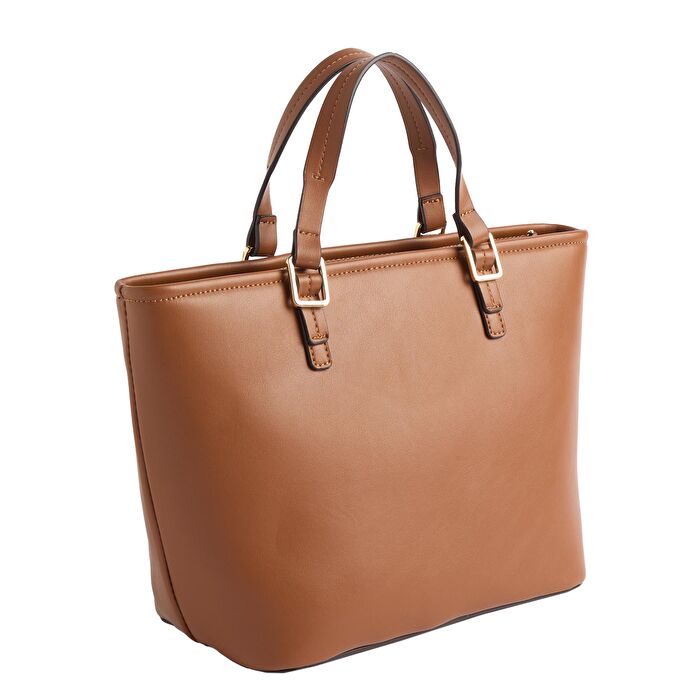 Dış Cepli Tote Çanta