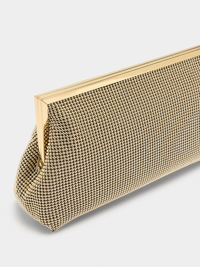 File Kumaş Parti Çantası