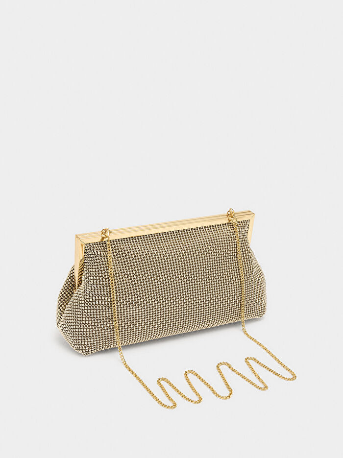 File Kumaş Parti Çantası