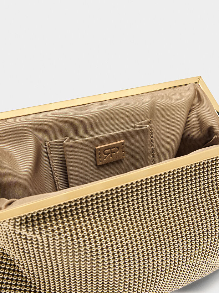 File Kumaş Parti Çantası