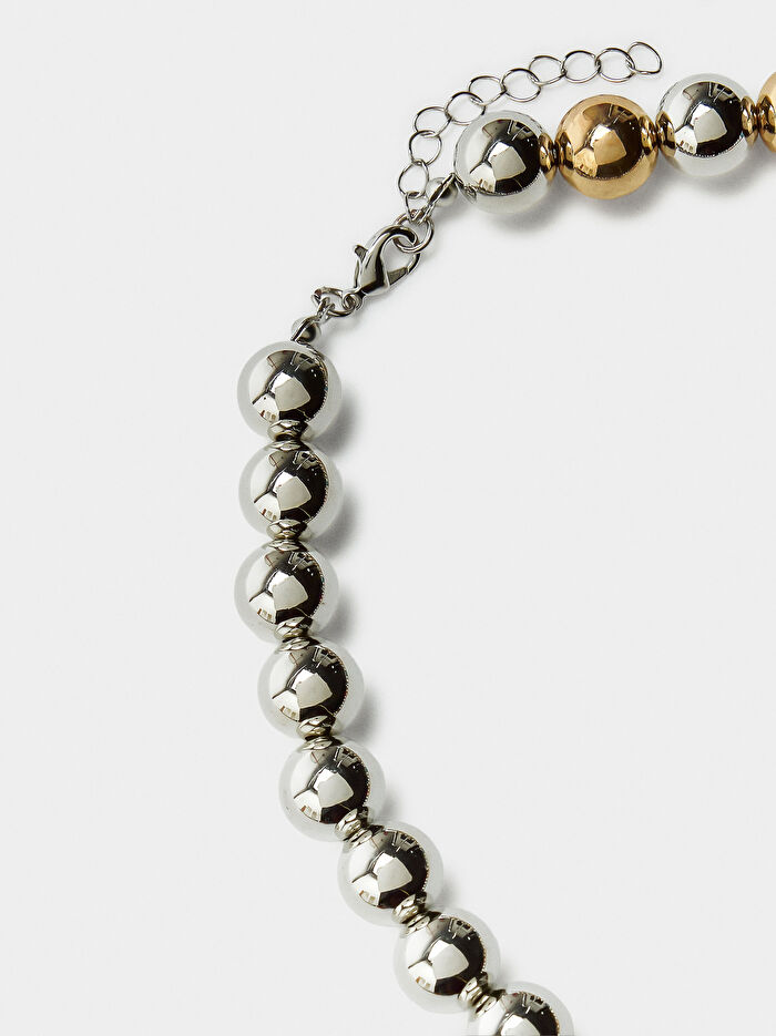 Boncuklu Kısa Kolye