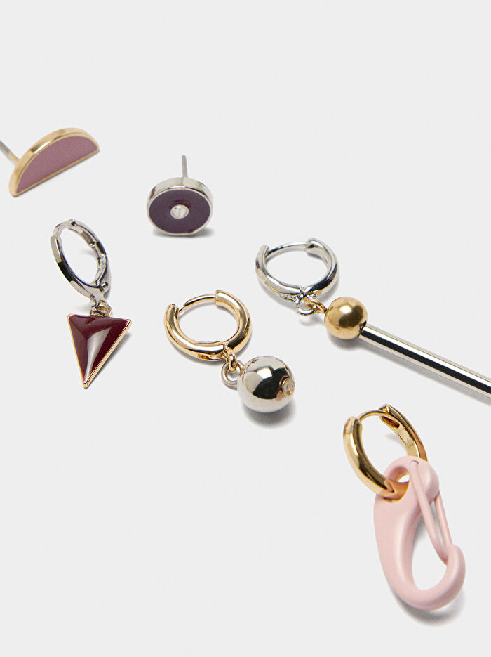 Asimetrik Küpe Seti