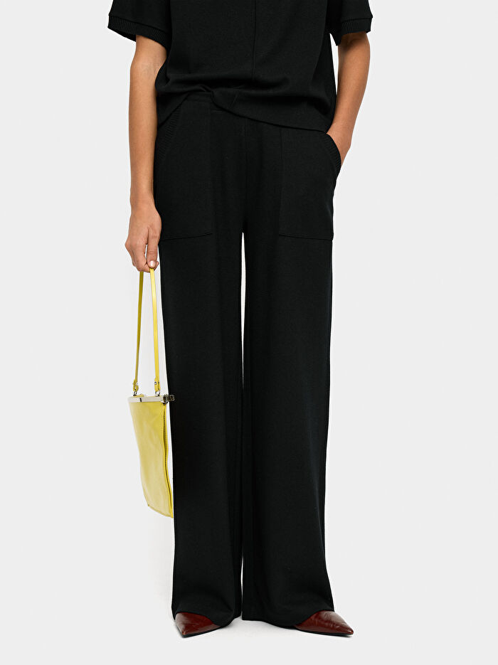 Cepli ve Elastik Bel Pantolon