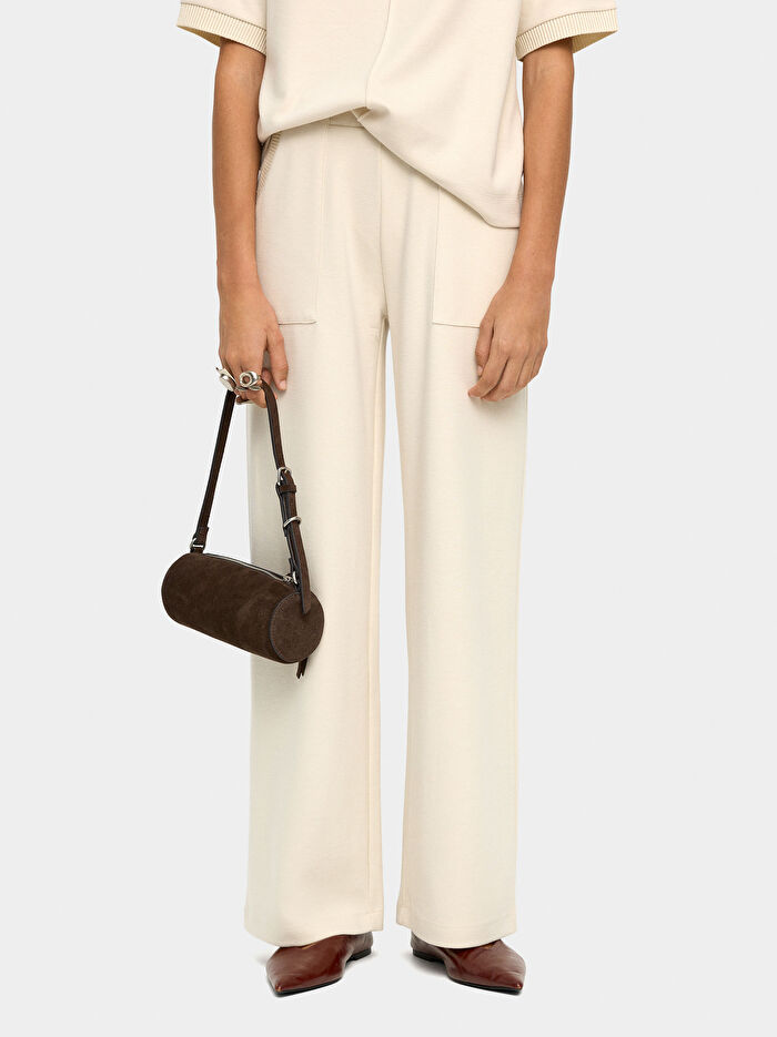 Cepli ve Elastik Bel Pantolon