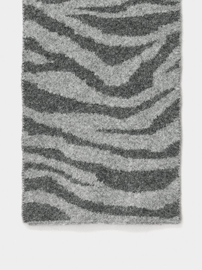 Hayvan Desenli Atkı