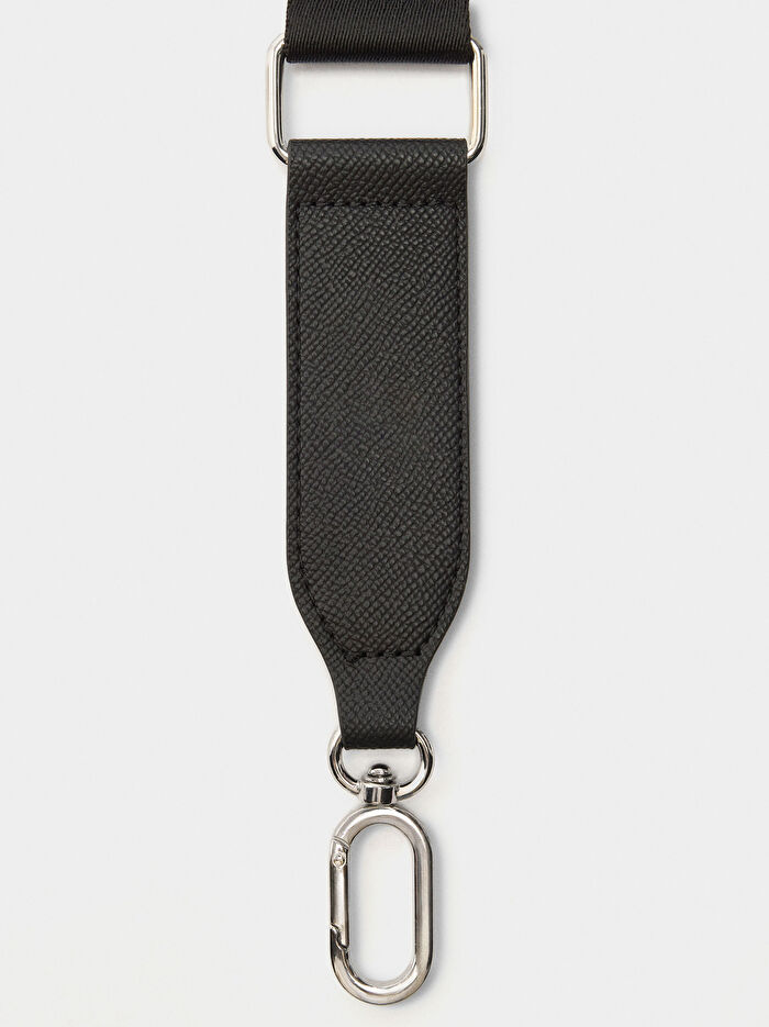 Desenli Teknik Kumaş Tote Çanta