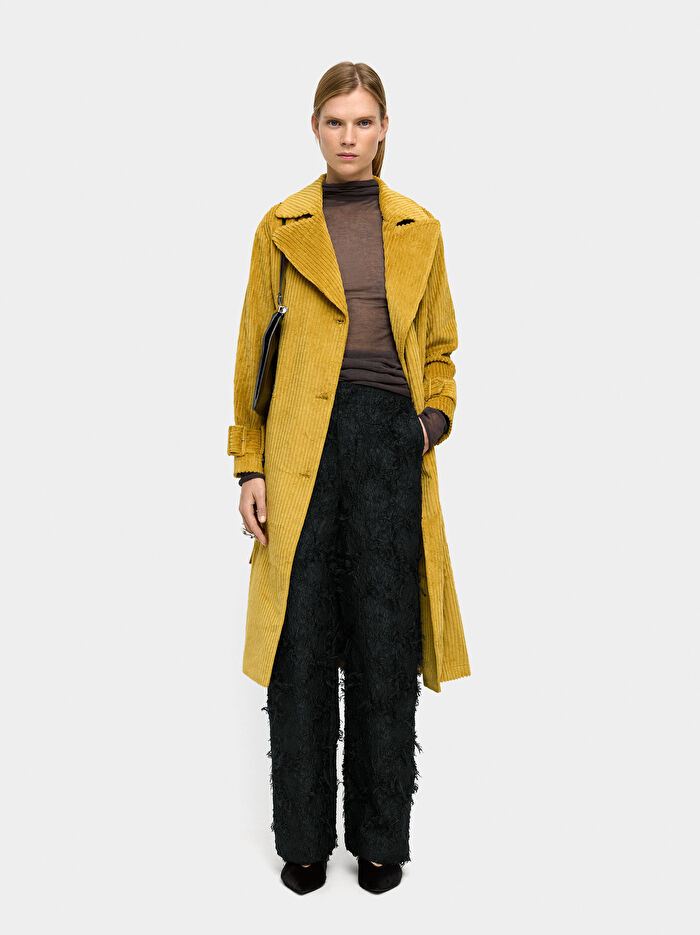 Pamuklu Dokulu Pantolon