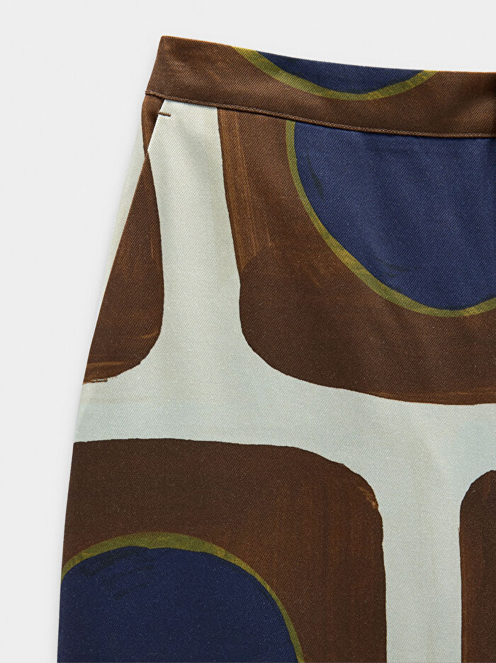 Desenli Liyosel Pantolon