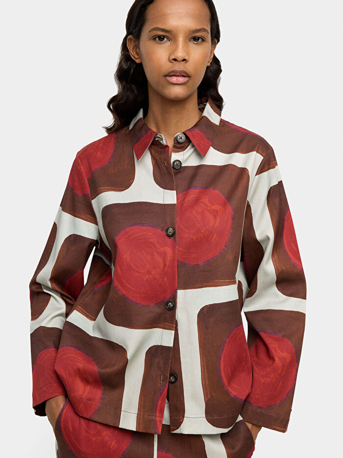 Desenli Liyosel Gömlek