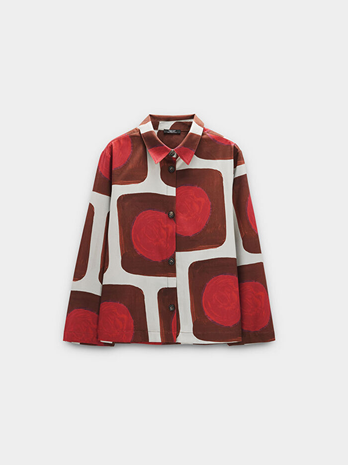 Desenli Liyosel Gömlek
