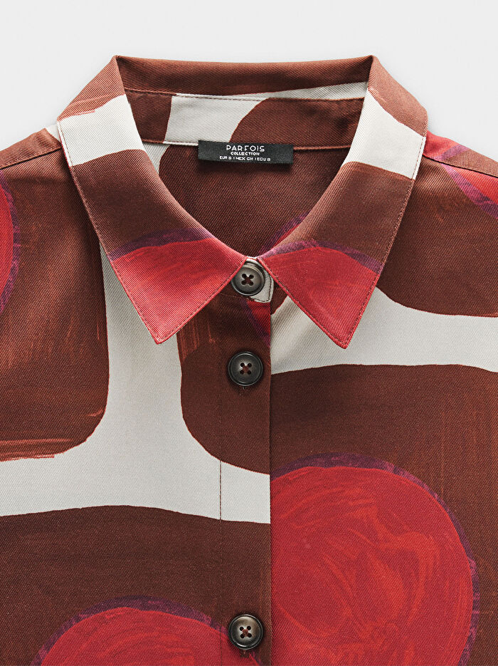 Desenli Liyosel Gömlek