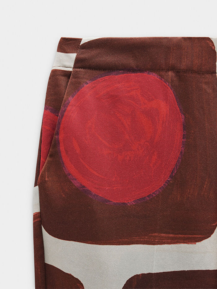 Desenli Liyosel Pantolon