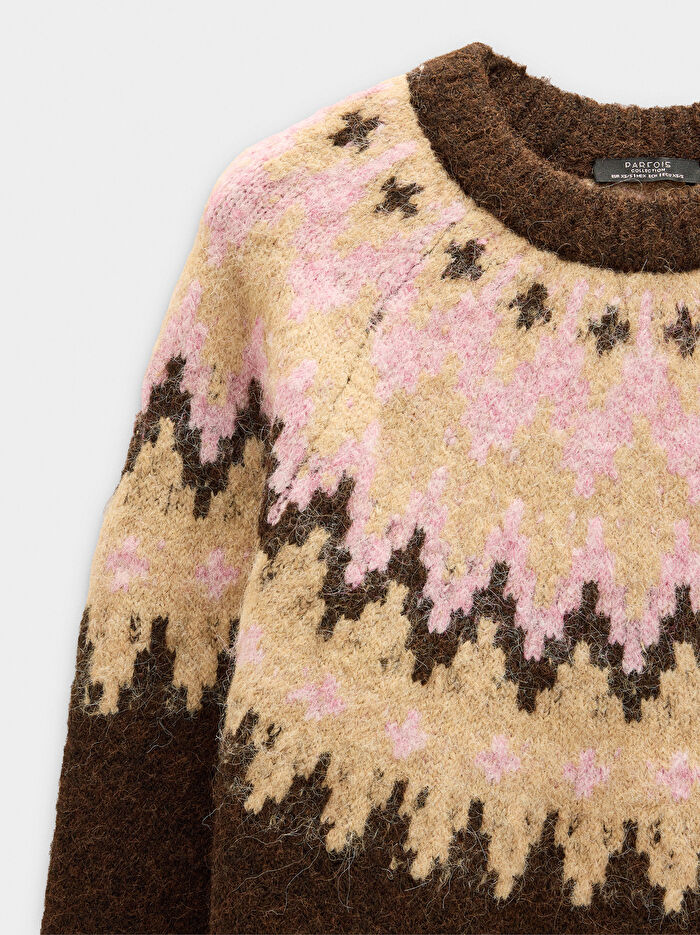 Jakarlı Örme Kazak