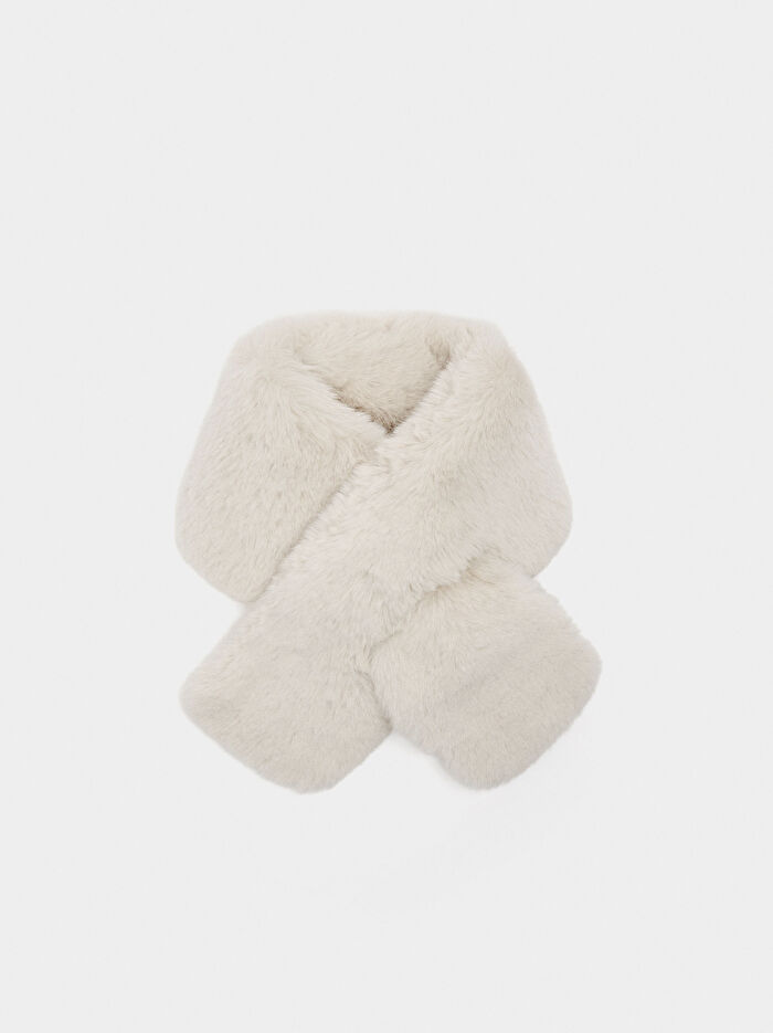 Kürk Efektli Boyunluk