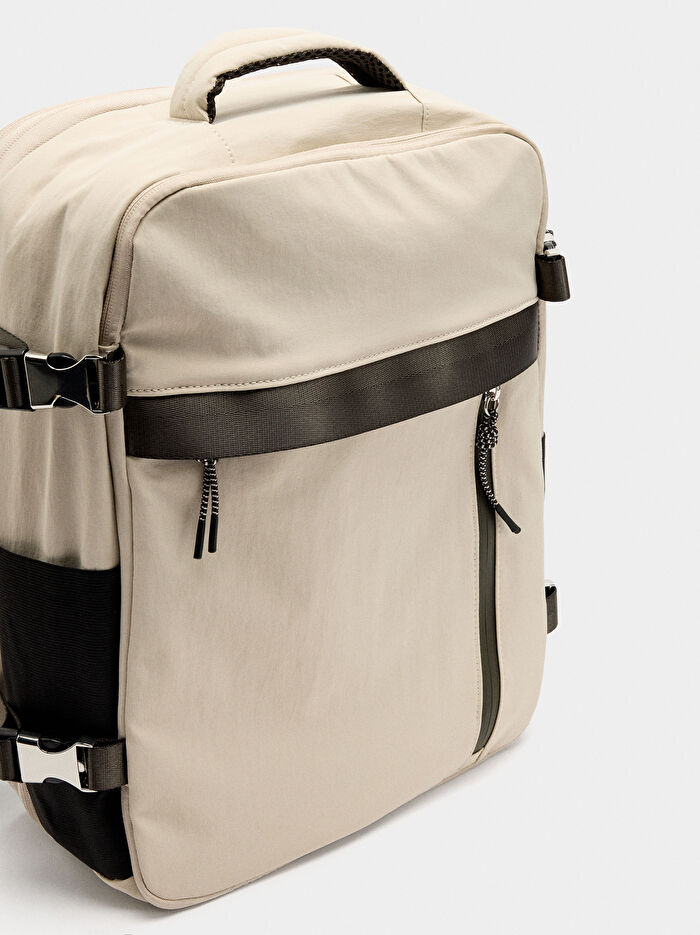 Teknik Kumaş Uzatılabilir Kabin Sırt Çantası