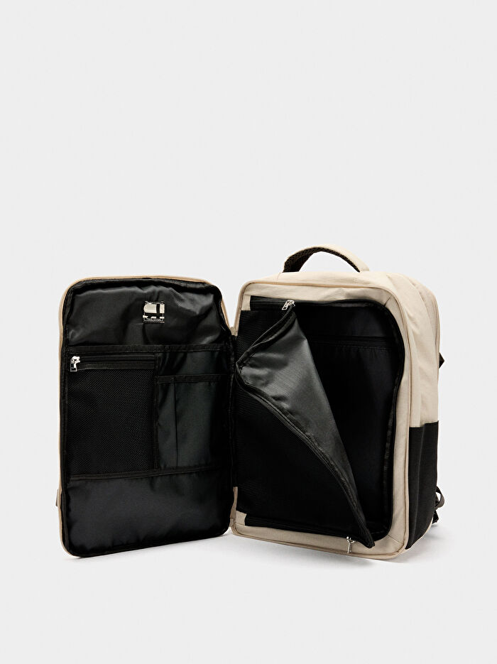 Teknik Kumaş Uzatılabilir Kabin Sırt Çantası